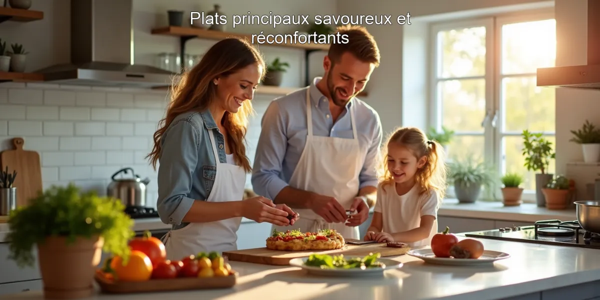 Plats principaux savoureux et réconfortants