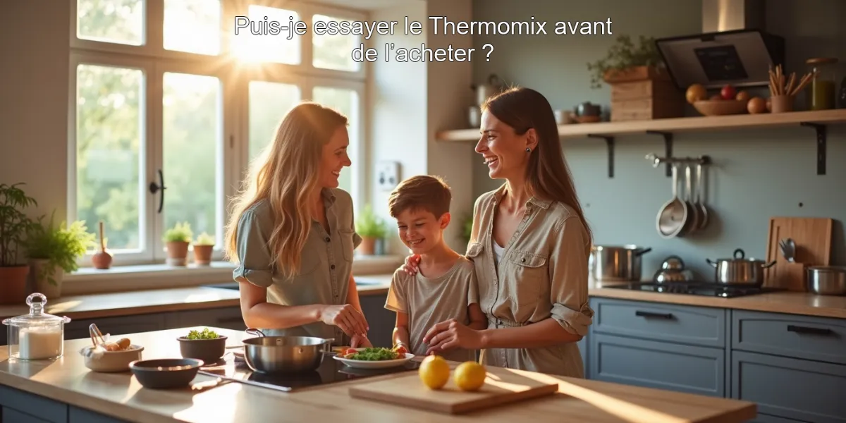 Puis-je essayer le Thermomix avant de l’acheter ?