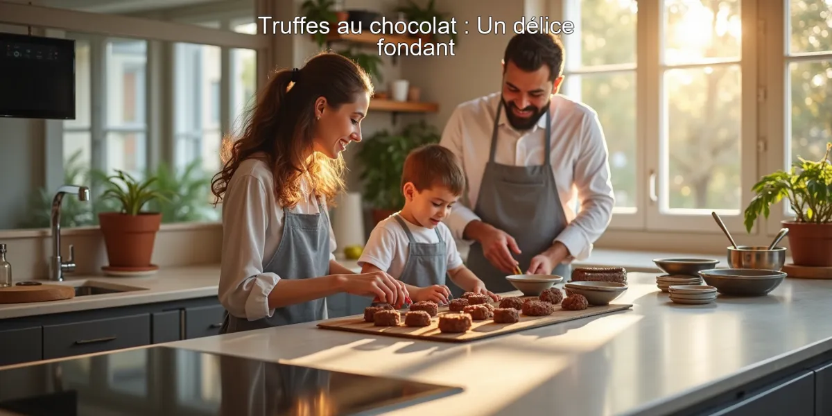 Truffes au chocolat : Un délice fondant