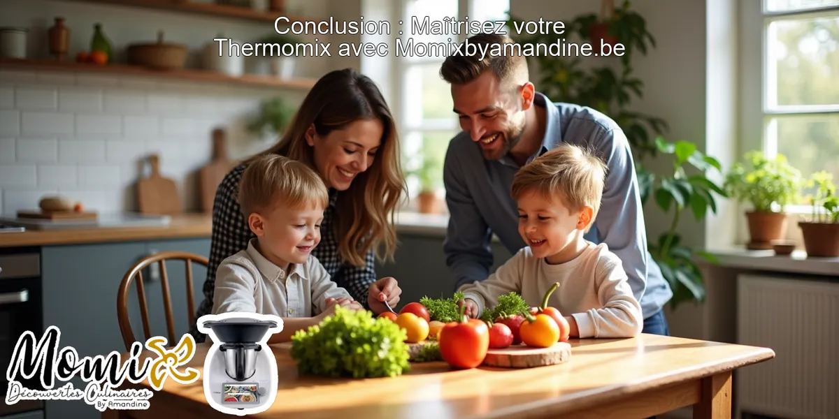 Conclusion : Maîtrisez votre Thermomix avec Momixbyamandine.be