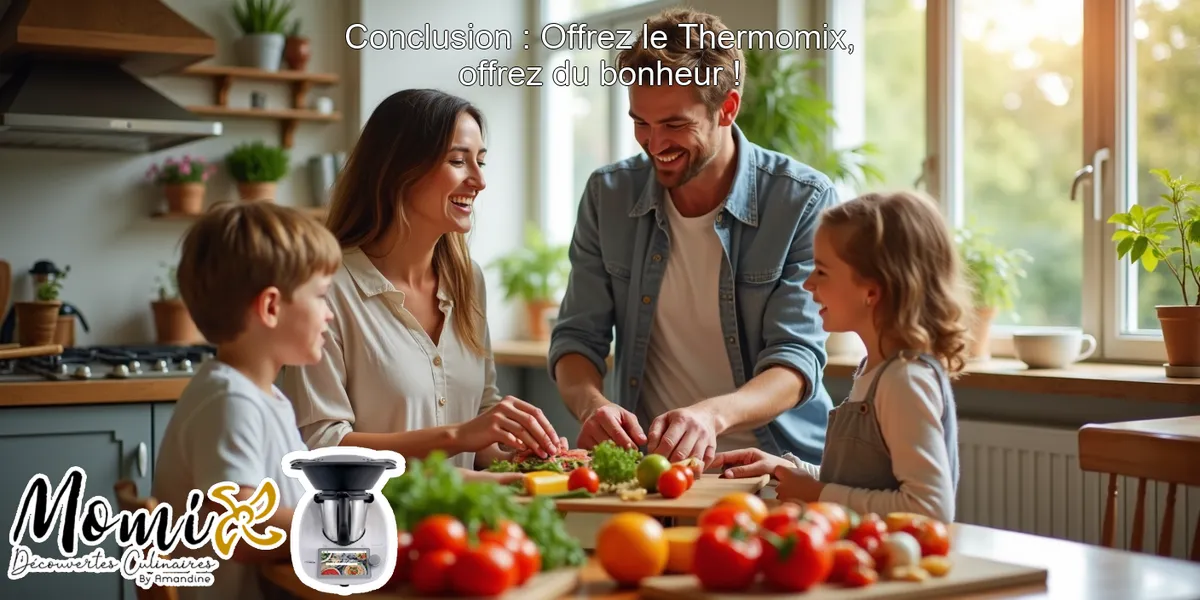 Conclusion : Offrez le Thermomix, offrez du bonheur !