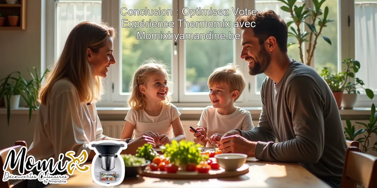 Conclusion : Optimisez Votre Expérience Thermomix avec Momixbyamandine.be