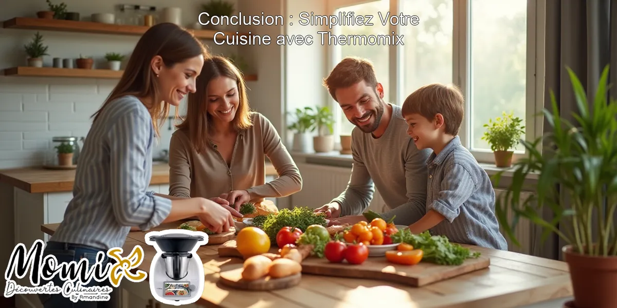 Conclusion : Simplifiez Votre Cuisine avec Thermomix