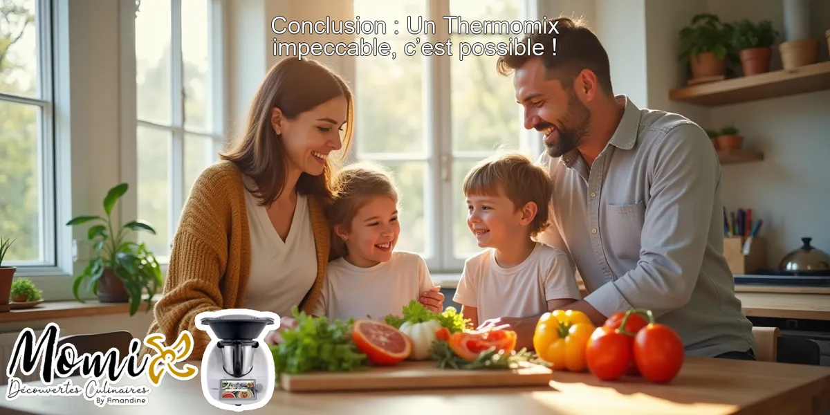 Conclusion : Un Thermomix impeccable, c’est possible !