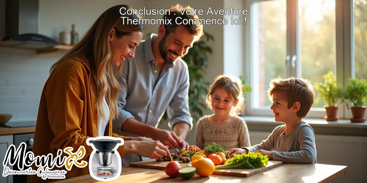 Conclusion : Votre Aventure Thermomix Commence Ici !