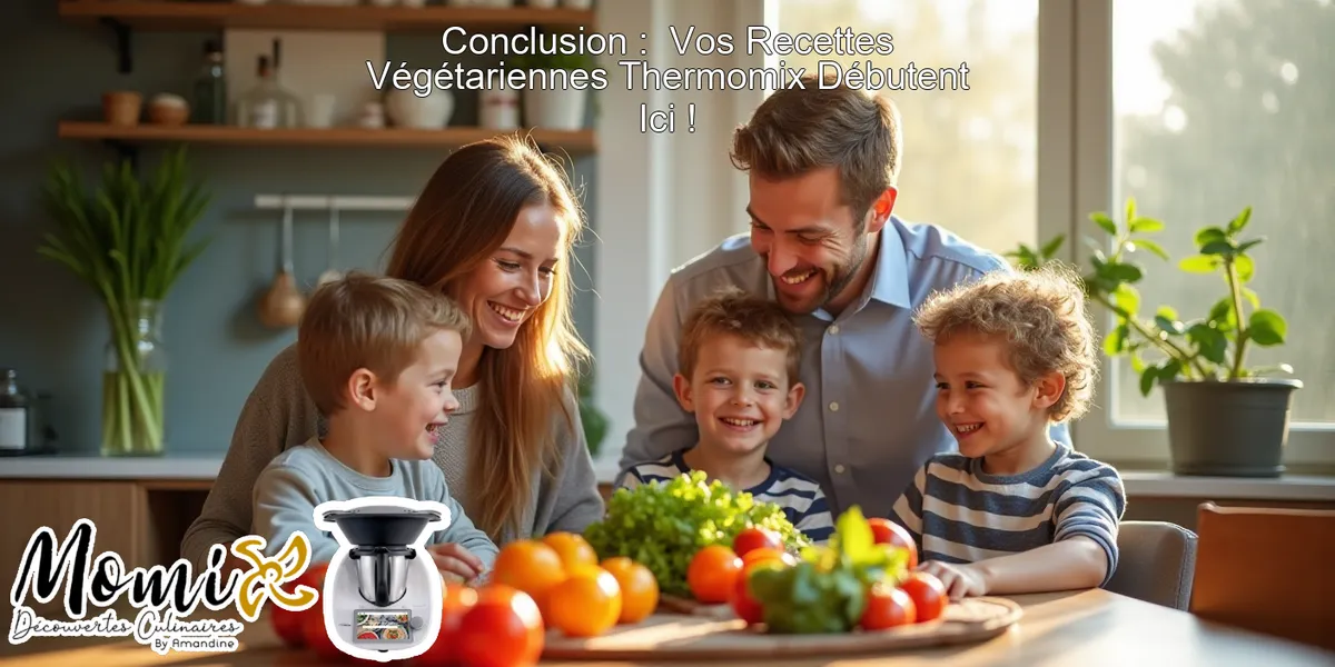 Conclusion :  Vos Recettes Végétariennes Thermomix Débutent Ici !